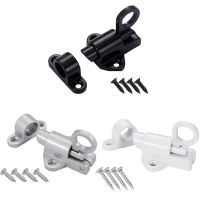 Aluminum Alloy Security Automatic Window Gate Lock Spring Bounce Door Bolt Latch Door Hardware Locks Metal film resistance