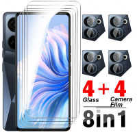 กระจกสำหรับ Tecno Camon 20 8To 1กระจกเทมเปอร์ Camon 20 Pro 4G 5G Premier 20 Camon 20 Camon 20 Pro ฝาครอบป้องกันหน้าจอแสดงผลของกล้อง