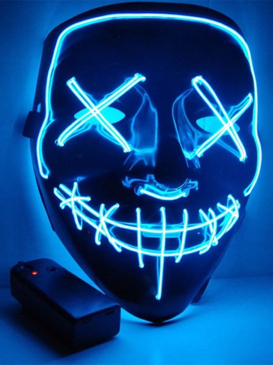 mask-trill-black-faces-with-new-props-fluorescent-v-terrorist-acoustic-control-blasting-light