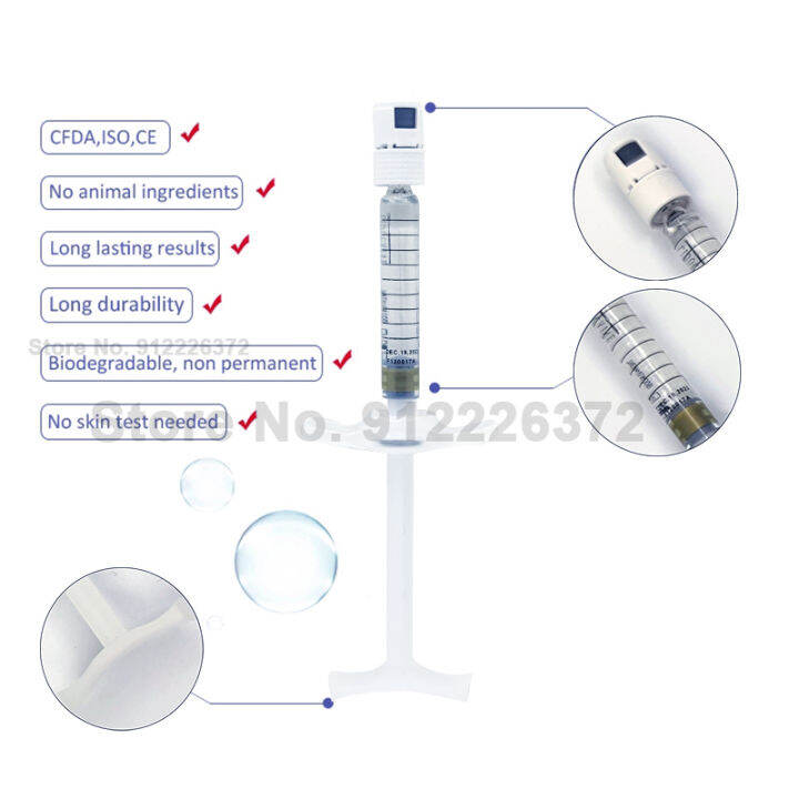 1Ml Crosslinked HA Lip Hyaluronic Acid Serum ริมฝีปากจมูกแก้ม