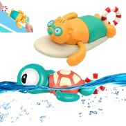 Pull St Đồ Chơi Cho Bé Khi Tắm Pull Go Sea Turtle Dễ Thương Bơi Lướt Sóng