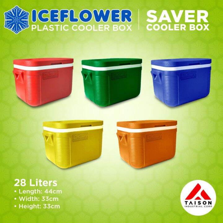 ICEFLOWER Saver 1 Caser Plastic Cooler Box 28 Liters Lazada PH