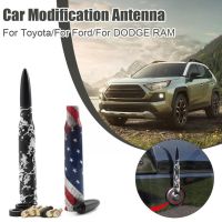 №♙☃ Aluminium Bullet Antenna For Jeep Wrangler JK JKU JL JLU Car FM Stereo Radio Signal Amplifier Mast Whip 2007-2022 U4G4