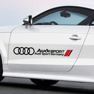 Stickers Audi Sport Wheels Mirrors Car Stickers A3 A4 A5 A6 Q3 Q5 Tt Sline  