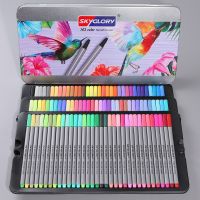 24/48/72/102 Colors High Quality Non-toxic Art Markers with Box Watercolor Brush Pens Drawing Pen Set Art Supplies for Painting