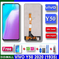 จอ Lcd แบบดั้งเดิมทดสอบ100% สำหรับหน้าจอ LCD Y50 Vivo และ Digitizer ประกอบเต็มตัวเครื่องสำหรับ Y50 Vivo จอ LCD 1935 2020