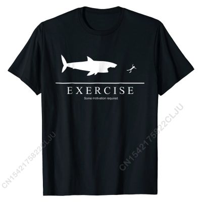 Shirt Some Motivation Required Shark Remix T-Shirt Prevailing Street T Shirt Cotton Tops Shirt For Men Design
