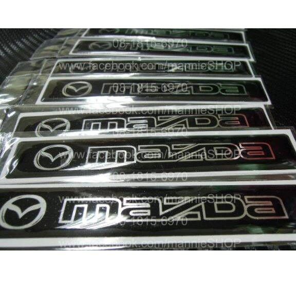 สติ๊กเกอร์-เทเรซิ่นนูนอย่างดี-เส้นดำ-mazda-mazdaspeed-speed-sticker-ติดรถ-แต่งรถ-มาสด้า-resin-สี่เหลี่ยม-พื้นสีดำ-ติดก้านล้อแม๊ค-ติดขอบประตู-กันสาด