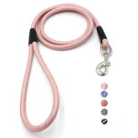 Dog Leash Reflective Heavy Duty Climbing Rope Leash for Medium Large Dog Nylon Strong Training Leash Slip Lead Strap