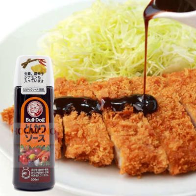 บูลด็อก ซอสทงคัตสึ ขนาด 300 มล. (สินค้านำเข้าจากญี่ปุ่น) - Bulldog Tonkatsu Sauce GREENHOME ส่งทุกวัน