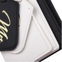 D0LF 4pcs Mr Mrs Passport Cover with Luggage Tags Holder Case Organizer ID Card Travel Protector Organizer