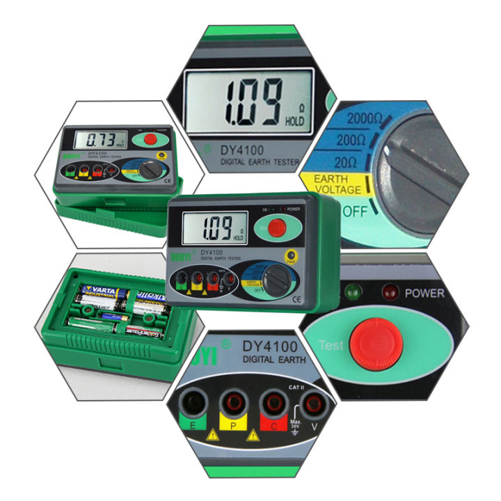 duoyi-dy4100-resistance-tester-digital-earth-tester-ground-resistance-instrument