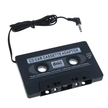 NEW Car Cassette Tape Adapter 3.5mm Car AUX Audio Tape Cassette Converter  For Phone Car