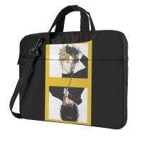 Banana Fish Print Laptop Bag Case Japanese Anime Bicycle With Handle Computer Bag Shockproof Vintage Laptop Pouch