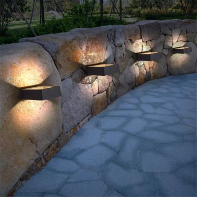 LED Outdoor Lighting IP65 Waterproof Alumunim Wall Lamp Garden Villa porch Sconce Lightings Black Color 96-260v Sconce Luminaire