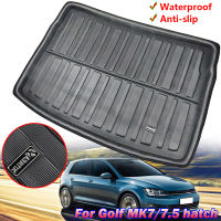 สำหรับ Volkswagen VW Golf 7 Gti R Mk7 Hatchback Hatch 2013 2014 2015 2016 2017 2018 Trunk Liner Boot Cargo Mat ถาดพรม