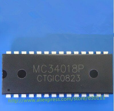 10PCS  MC34018 MC34018P NEW ORIGIANL  DIP-28