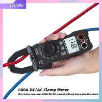 YESMILE DC AC 600A แคลมป์มิเตอร์แบบดิจิตอล รังอัตโนมัติ RMS ที่แท้จริง มัลติมิเตอร์อัจฉริยะ ที่มีคุณภาพสูง การทดสอบโอห์ม คีมแอมมิเตอร์