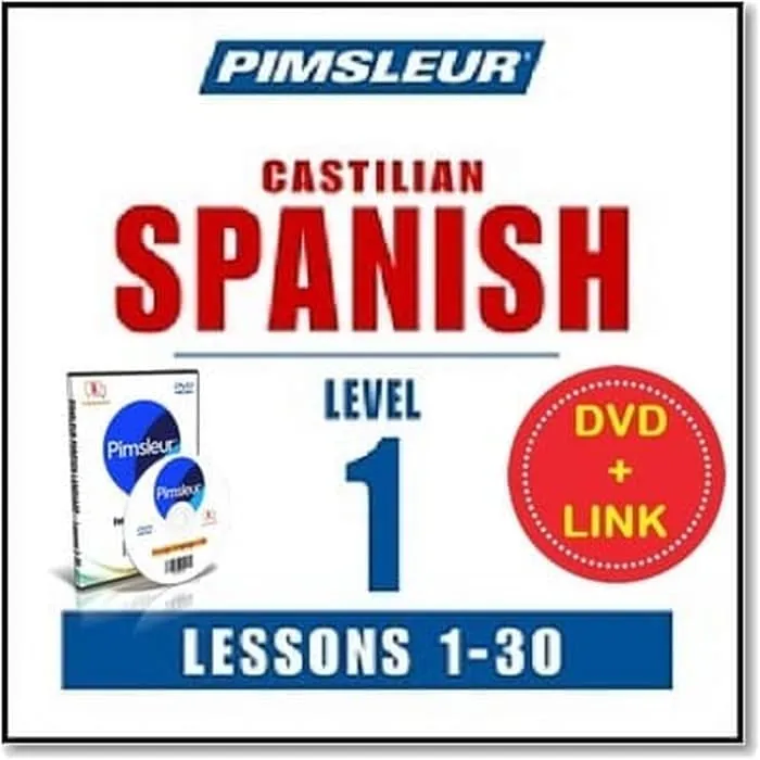 Pimsleur Castilian Spanish Lessons 1 30 Belajar Bahasa Spanyol Kastilian 1 Dvd Cepat Dan 6533