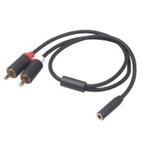 Universal 3.5Mm Stereo Audio Female Jack To 2 RCA Male Socket To Headphone 3.5 Y Audio Adapter Cable