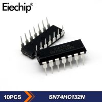 10PCS SN74HC132N 74HC132 DIP-14 Integrated circuit Quad 2-input NAND Schmitt trgger New logic IC