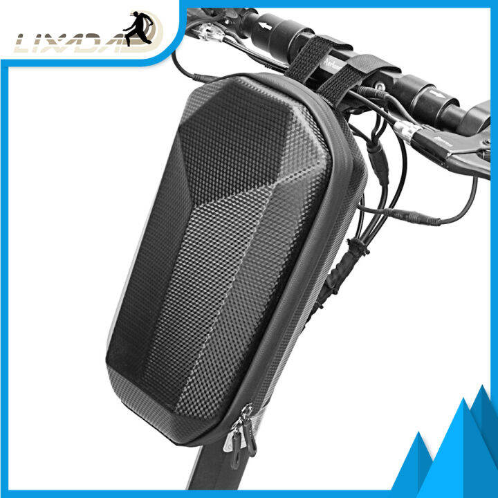 Scooter Handlebar Bag Waterproof Hard Shell EVA Storage Bag for Folding