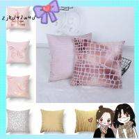ฝาครอบเบาะรองนั่งในรถยนต์ ZJKD42W4D ตกแต่งบ้านทรงสี่เหลี่ยมหมอนอิงกรณีฤดูหนาวผิวพีชอบอุ่น
