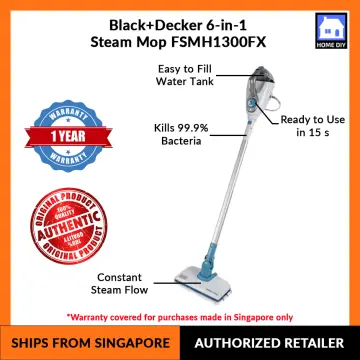 For Black & Decker Genuine FSMP20 Steam mop Microfibre Pad Pack (2)