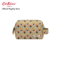 Cath Kidston Recycled Rose Beauty Bag Check Ditsy Green กระเป๋า กระเป๋าเครื่องสำอาง กระเป๋าสีเขียว กระเป๋าลายดอกไม้ กระเป๋าแคทคิดสตัน