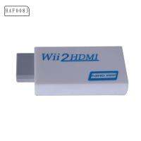 HAF0083 สายเคเบิล 3.5mm Wii2HDMI ตัวแปลงอะแดปเตอร์ เป็น HDMI สำหรับ Wii FullHD 1080P