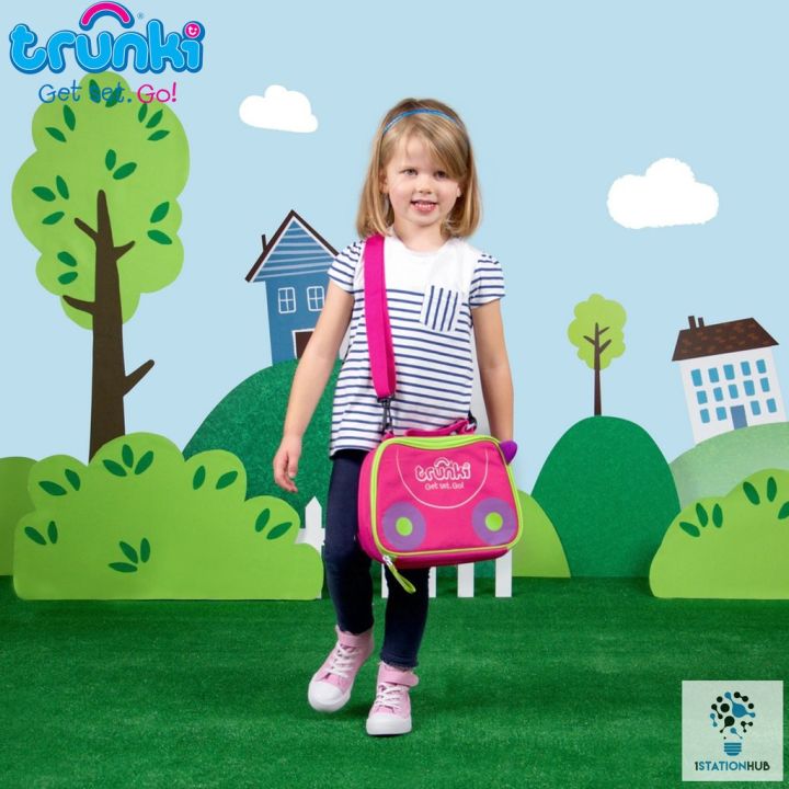 trunki-2-in-1-กระเป๋าเป้สะพายหลัง-สําหรับใส่กล่องอาหารกลางวัน-สีชมพู