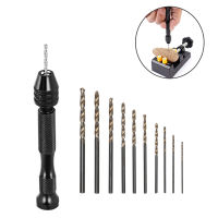 【2023】Mini Micro Wooorking Tools Drilling Rotary Tool Manual Twist Drill Bit Aluminum Alloy Micro Hand Drill for Jewelry Craft