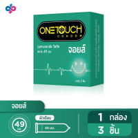 Onetouch ถุงยางอนามัย ขนาด 49 mm. รุ่น จอยส์ 1 กล่อง 3 ชิ้น