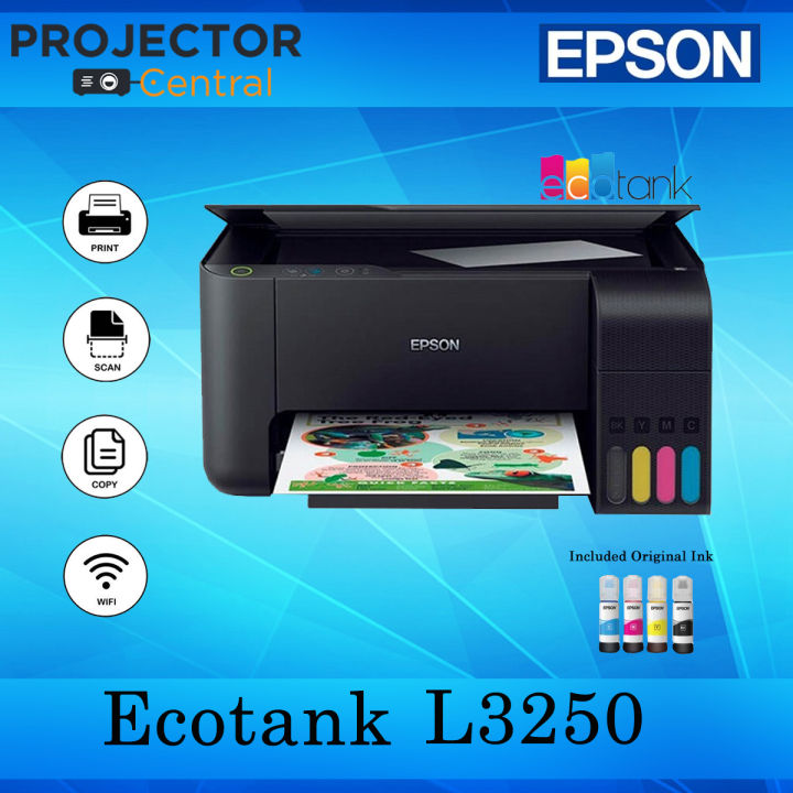 Epson Ecotank L3250 A4 Wi Fi All In One Ink Tank Printer Designed For Impressive Prints Beyond 4114