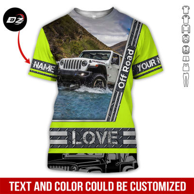 2023 Personalized Name Love Off Road All Over Printed Clothes SC733
