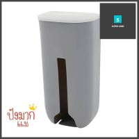 กล่องเก็บถุงรีไซเคิลติดผนัง KECH สีเทาWALL-MOUNTED RECYCLE BAG STORAGE BOX KECH GREY **คุณภาพดี**