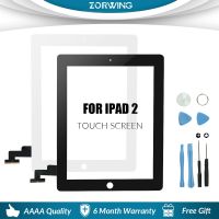 Hot K 9.7 "หน้าจอสัมผัสสำหรับ iPad 2 A1395แผง A1397 A1396,หน้าจอ LCD กระจกเซ็นเซอร์อะไหล่หน้าจอด้านนอก