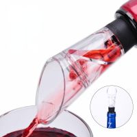 2pcs Quick Decanter White Red Wine Bottle Drop Stop Top Stopper Dumping Funnel Aerator Pourer Premium Aerating Decanter Spout Bar Wine Tools