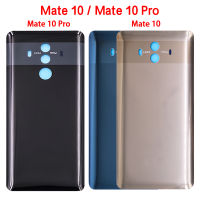 Baru untuk Mate 10 Pro Bateri Belakang Panel Kaca Mate10 3D Belakang Pintu Bateri Perumahan Kes Pelekat Ganti