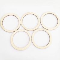 【YF】✾✌✧  20pcs 6cm Unfinished Large Rings Wood Pendant Connectors for Projects Jewelry and Making