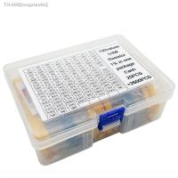 ✁▩☃ 2600pcs/lot 130 Values 1/4W 0.25W 1 Metal Film Resistors Assorted Pack Kit Set Lot Resistors Assortment Kits Fixed resistor