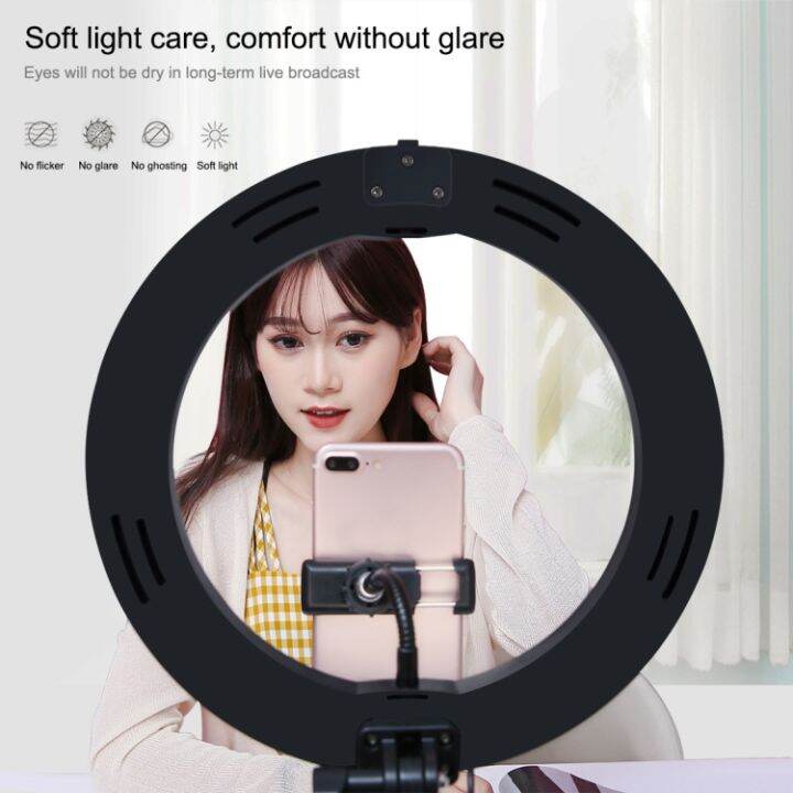 puluz-led-ring-light-10-2-นิ้ว-usb-ไฟไลฟ์สด-ไฟริงไลท์-ไฟวงแหวน-ไฟแต่งหน้า