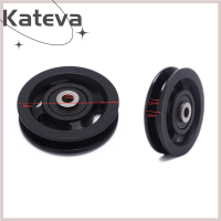 [Kateva] COD 1PC 90mm Black Iron Core BEARING Pulley ล้อสายยิมอุปกรณ์ Part wearproof