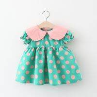 【Ladies shop】 SummerDot2022เด็กใหม่39;S เสื้อผ้าแฟชั่นน่ารัก DollToddler BabyClothingOutfit