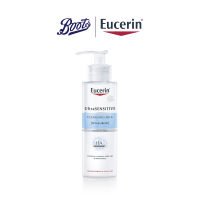 Eucerin Ultra Sensitive Hyaluron Cleansing Milk ยูเซอริน อัลตร้าเซ็นซิทีฟ [ไฮยาลูรอน] คลีนซิ่ง มิลค์ 200Ml