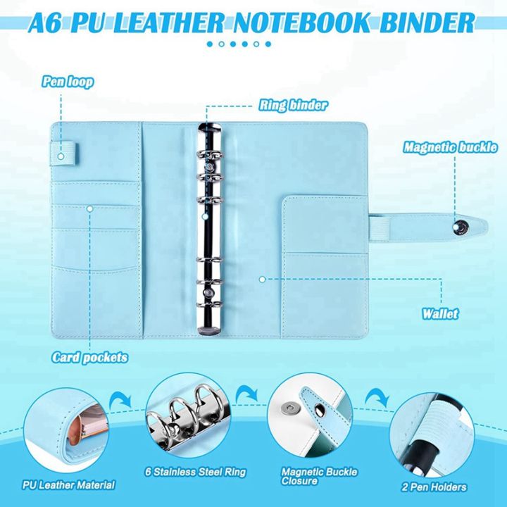 budget-binder-a6-pu-ring-binder-notebook-with-clear-cash-envelopes-cash-organizer-money-saving-wallets-for-travel