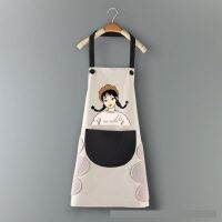 ?น่ารัก HOT?ผ้ากันเปื้อนกันน้ำสองชั้น ผ้ากันเปื้อนทําอาหาร Cooking Apron สไตล์เกาหลี มีหลายสไตล์ หกชนิด สี