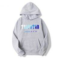 《Qinghe Yi Fang》 TRAPSTAR Tracksuit ยี่ห้อพิมพ์กีฬาผู้ชาย18สี Warm 2ชิ้นชุดหลวม Hoodie Sweatshirt กางเกงชุด Hoodie Jogging