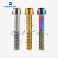 Wanyifa Titanium Bolt DIN912 Standard M10x 55 60 70 80 85 90 100mm Tapered Head Screw for Suzuki Kawasaki Ducati Motorcycle Car