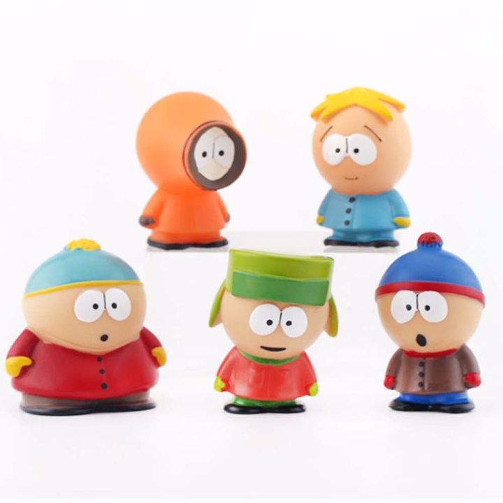 Anime South Park Figures Eric Cartman Stanley Marsh Kyle Kenny Brooch Decor  South Park Action Figure Toys Dolls Gifts
